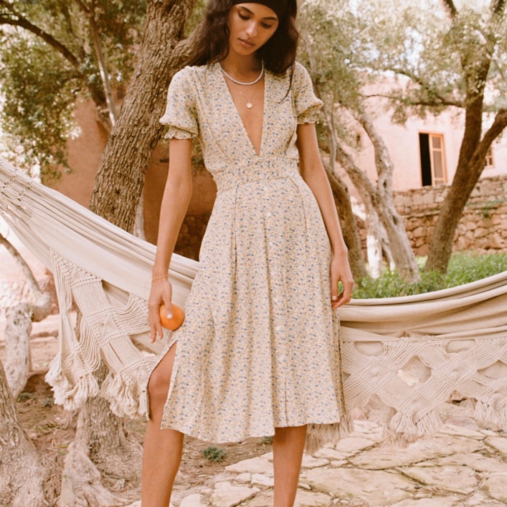 FAITHFULL THE BRAND “farah” dress size 4 (small)